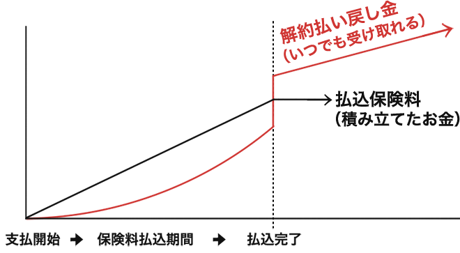 終身保険グラフ